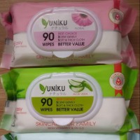 90 sheets baby wet wipes YUNIKU